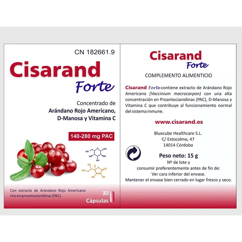 Bluecube Healthcare Cisarand Forte, 30 capsules