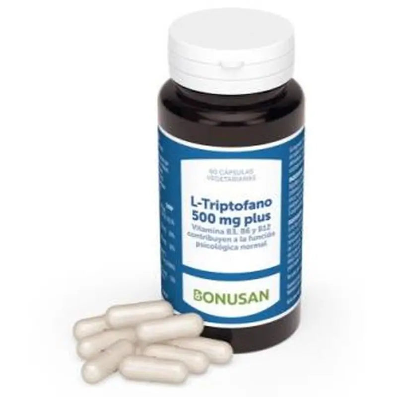 Bonusan L-Triptofano Plus 500Mg. 60 Cápsulas