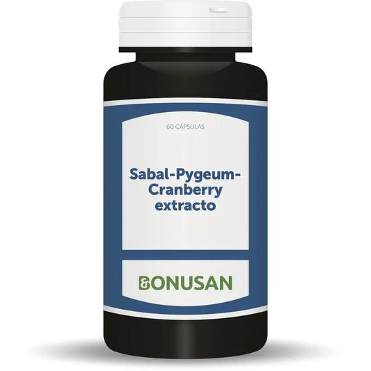 Bonusan Sabal-Pygeum-Cranberry Extracto, 60 Cápsulas