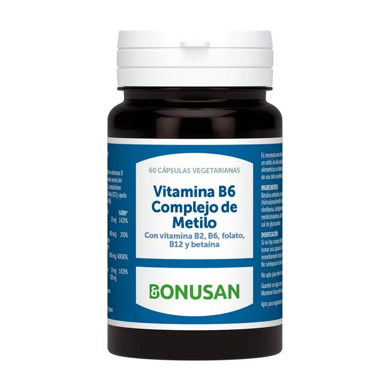 Bonusan Vitamin B6 Methyl Complex, 60 capsules