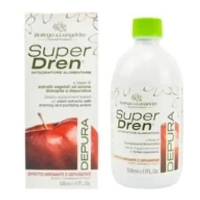 Bottega Di Lungavita Super Dren Depura Manzana 500Ml.