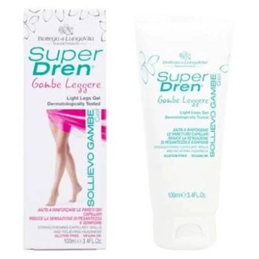 Bottega Di Lungavita Super Dren Gel Piernas Ligeras 100Ml.