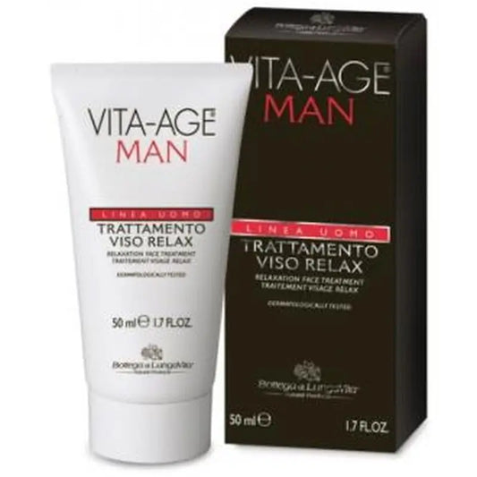 Bottega Di Lungavita Vita-Age Uomo Tratamiento Facial Relajante 50Ml.