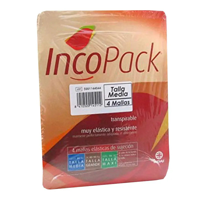 Incopack Braga Incontinencia Lavable Elástica Talla Normal 4 unidades