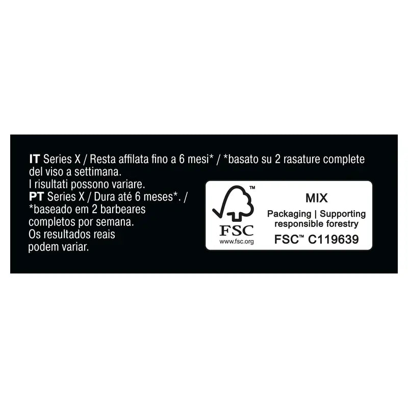 Braun Series X Replacement Blade
