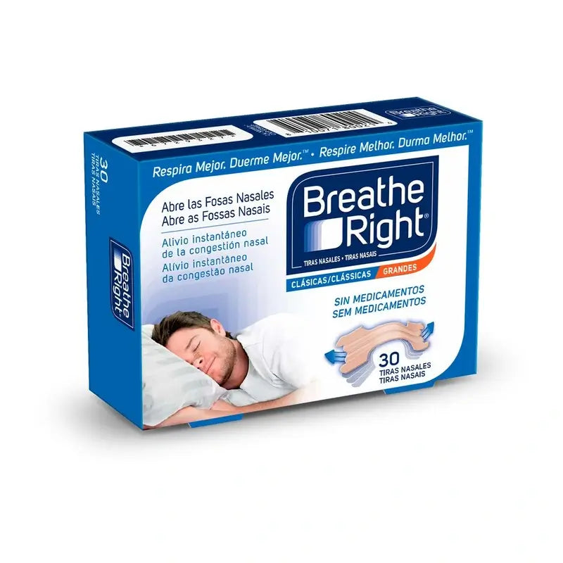 Breathe Right Nasal Strip Colour Large Size 30 units