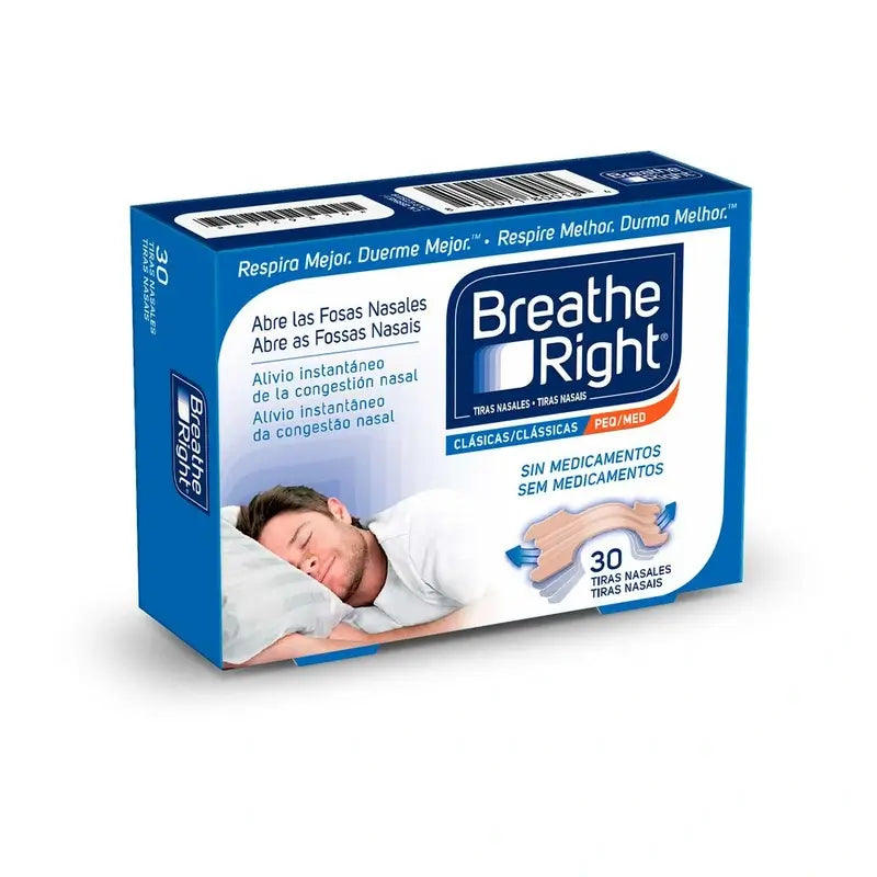 Breathe Right Nasal Strip Colour Small-Medium Size 30 units