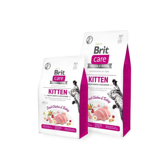 Brit Care Cat Kitten Healthy Growth Development 2Kg for Cats