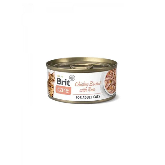 Brit Care Cat Chicken Breast with Rice 24X70Gr for Cats