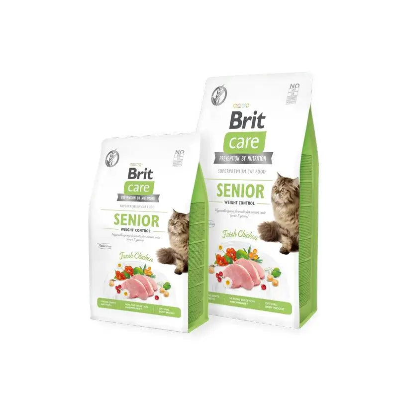 Brit Care Cat Senior Weight Control 2Kg for Cats