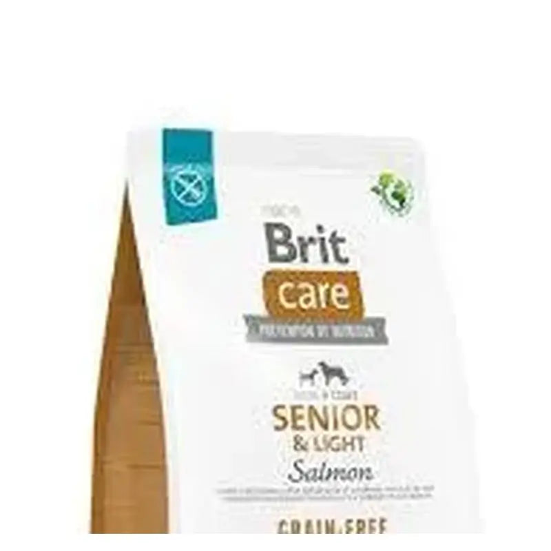 Brit Care Dog Adult Grain Free Senior Light Salmon 3Kg for Dogs