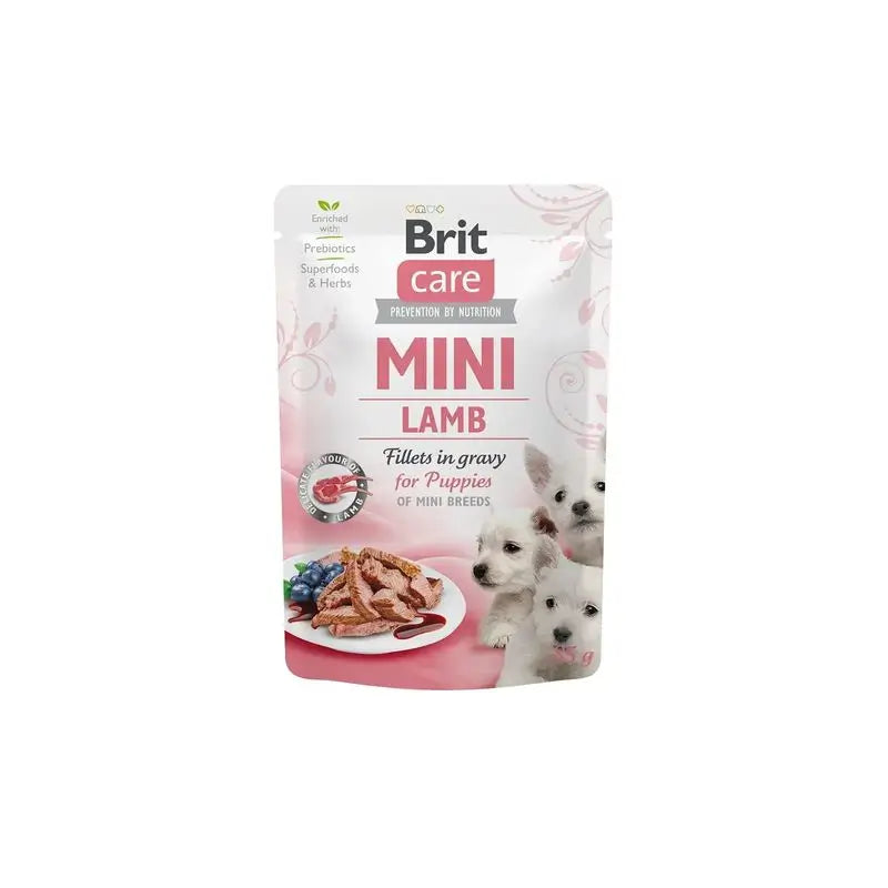 Brit Care Mini Puppy Lamb Fillets in Sauce 24X85Gr for Dogs