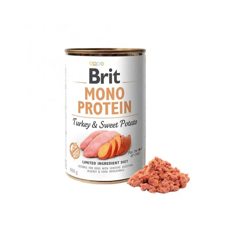 Brit Mono Protein Turkey 6X400Gr for Dogs