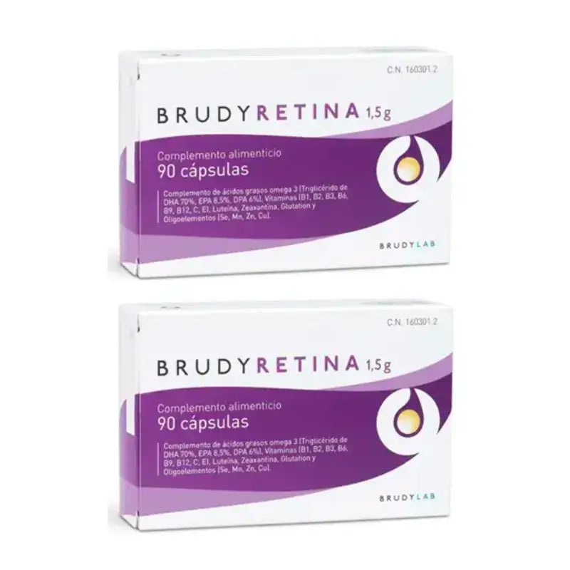 Brudy Pack Retina, 2 X 90 Capsules