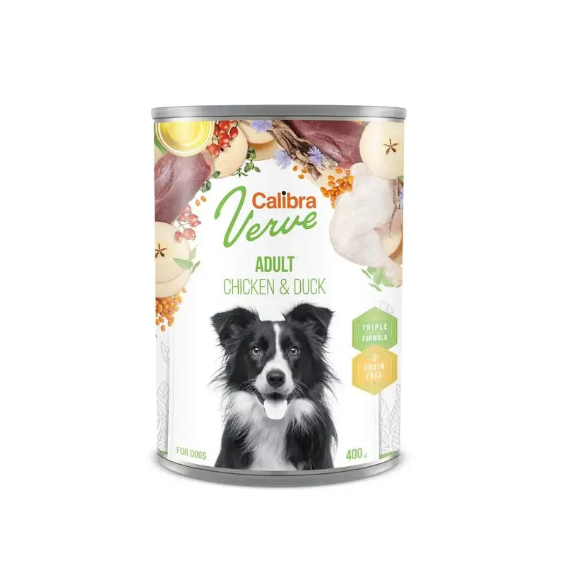 Calibra Perros Gf Verve Adulto Pollo Y Pato Caja 6X400Gr