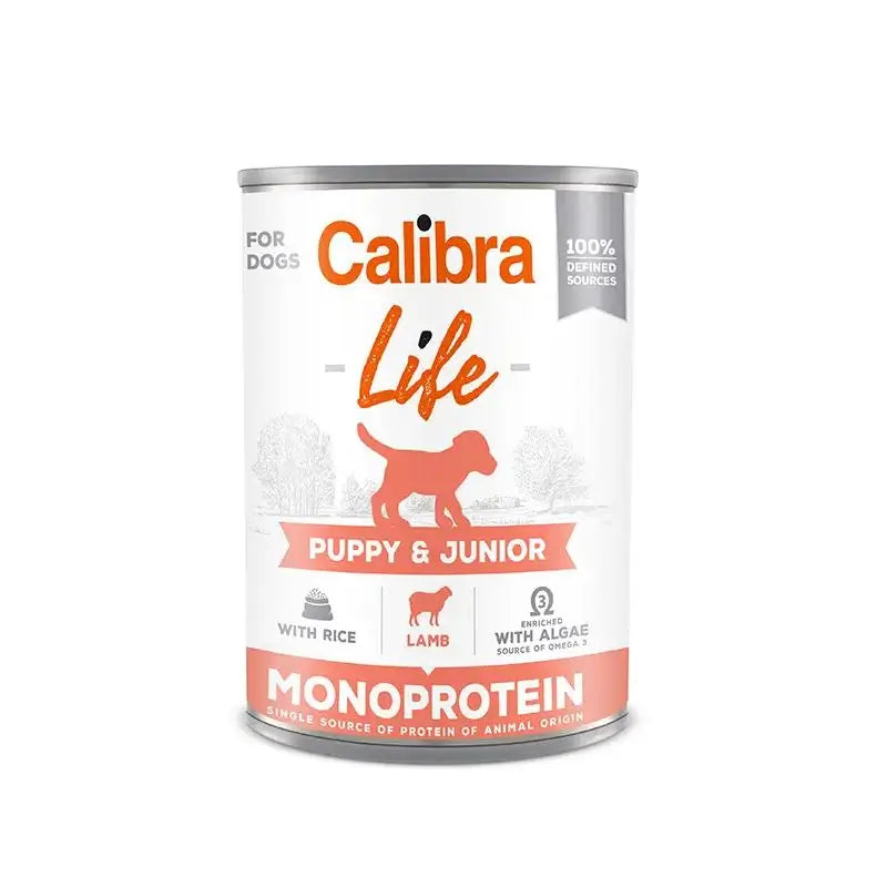 Calibra Perros Life Lata Puppy&Junior Cordero Y Arroz 6X400Gr