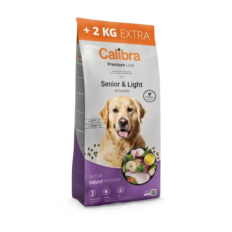 Calibra Perros Premium Line Senior&Light 12+2Kg