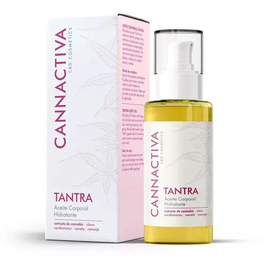 Cannactiva Aceite Corporal Hidratante Con CBD Tantra , 100 ml