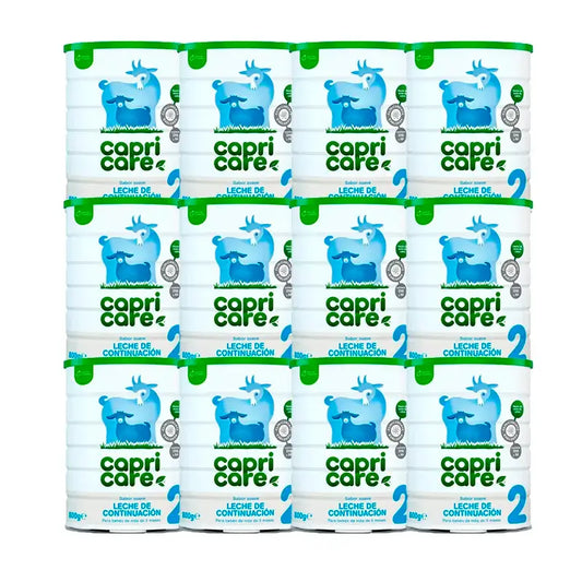 Capricare 2 Pack Continuation Milks New Formula, 12 X 800 Gr