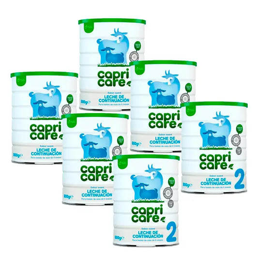 Capricare 2 Pack Continuation Milks New Formula, 6 X 800 Gr