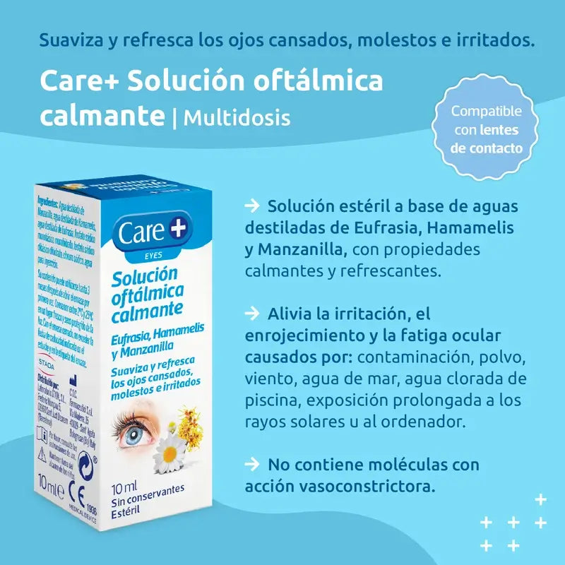 Care+ Eye soothing solution for irritated eyes 10 ml