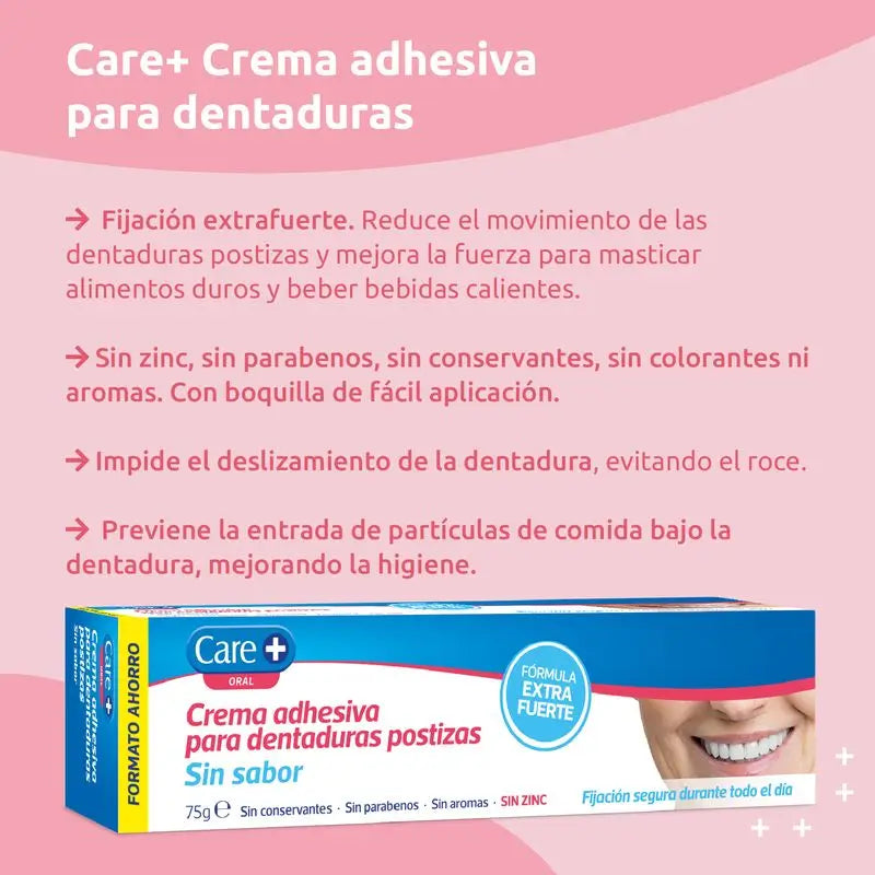 Care+ Adhesive Cream 75 gr