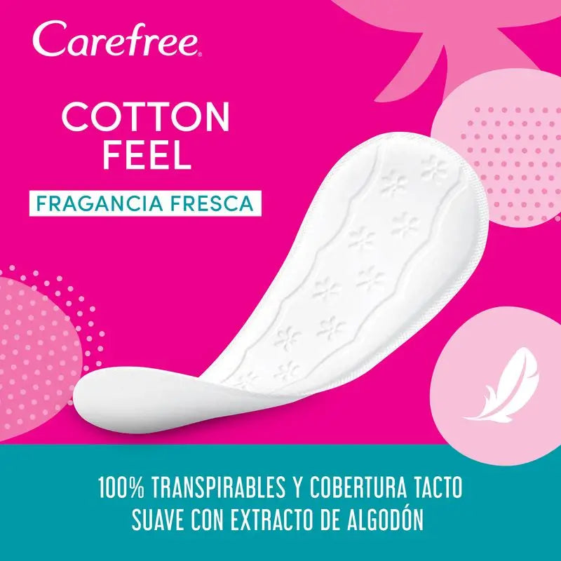 Carefree Cotton Feel Normal Fragancia Fresca 20Uds