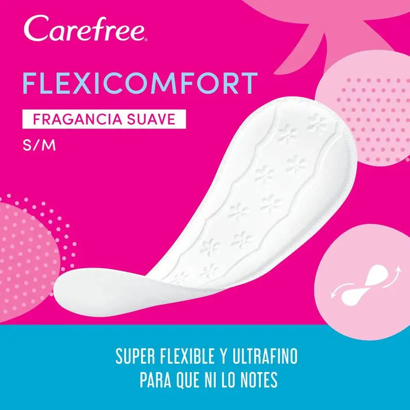 Carefree Flexicomfort Fragancia Suave 40Uds