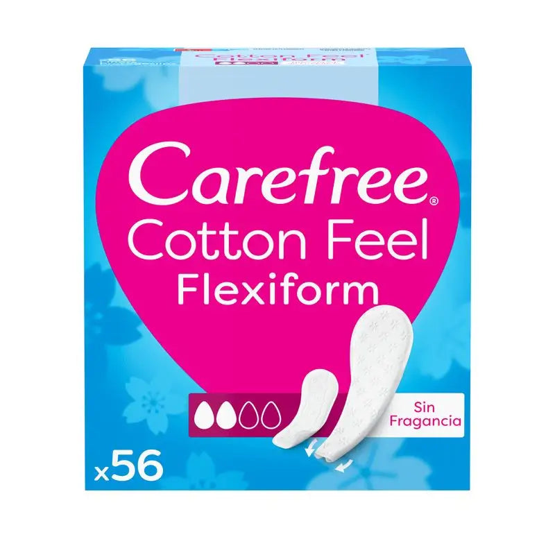 Carefree Flexiform Sin Fragancia 56Uds