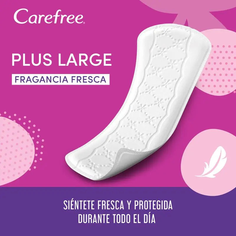 Carefree Plus Large Fragancia Ligera 20Uds