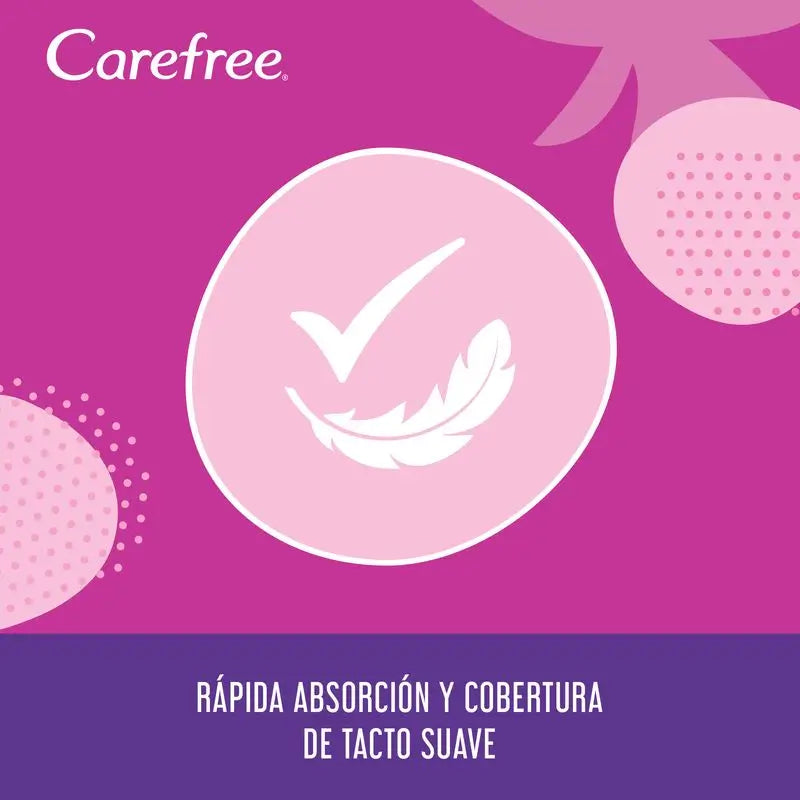 Carefree Plus Large Fragancia Ligera 64Uds