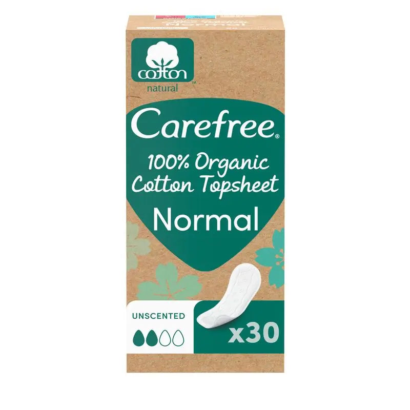 Carefree Plus Organic Cotton 30Uds