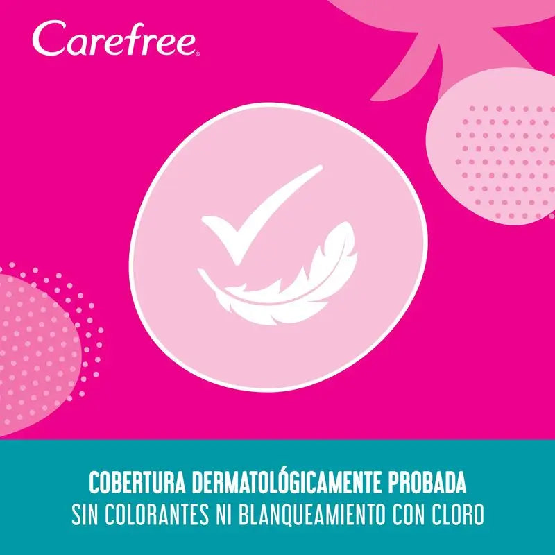 Carefree Protege Slip Cotton, Sin Fragancia, 40 + 4 unidades