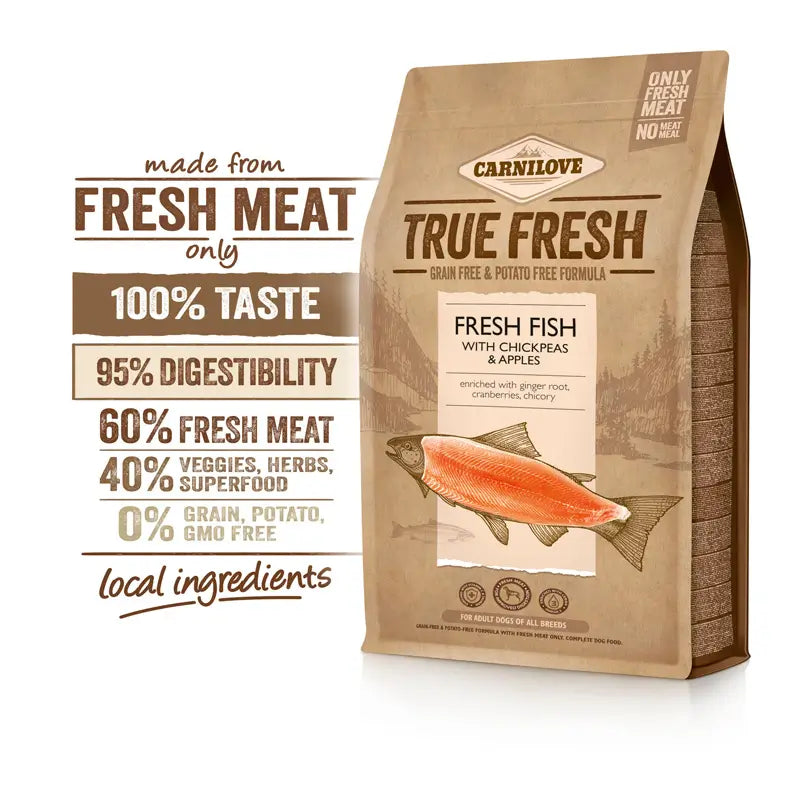 Carnilove Canine Adult True Fresh Pescado 1,4Kg, pienso para perros