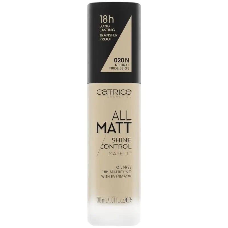 Catrice All Matt Shine Control Makeup 020 N, 30 ml