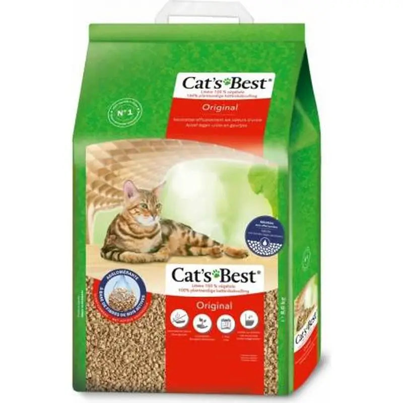 Cat'S Best Original 20L 8,6 Kg Vegetable Litter