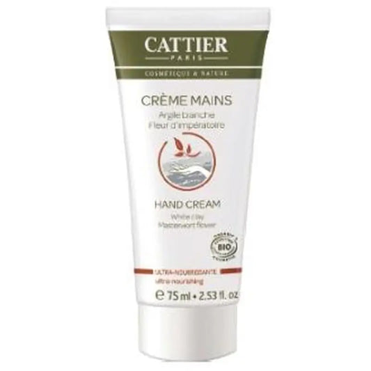 Cattier Crema De Manos Ultra Nutritiva 75Ml.