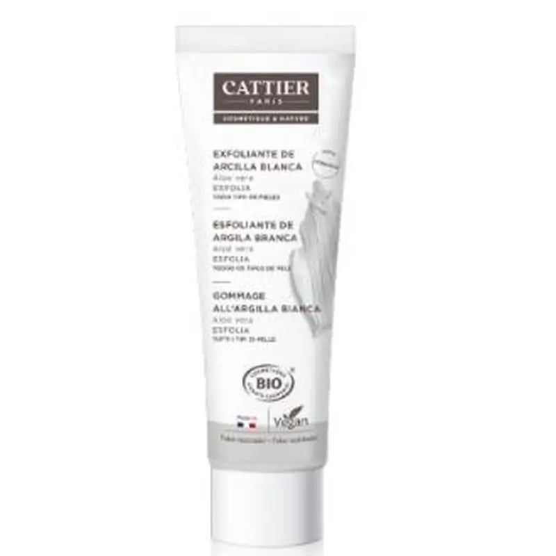 Cattier Exfoliante De Arcilla Blanca 100Ml.