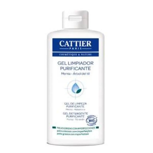 Cattier Gel Limpiador Purificante Con Tea Tree 200Ml.