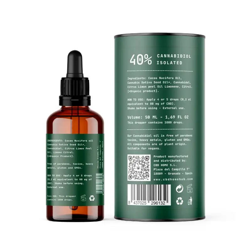 CBD Home Aceite De CBD 40% , 50 ml