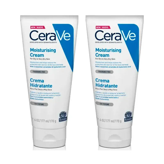 CeraVe Moisturising Cream Pack, 2 x 177 ml