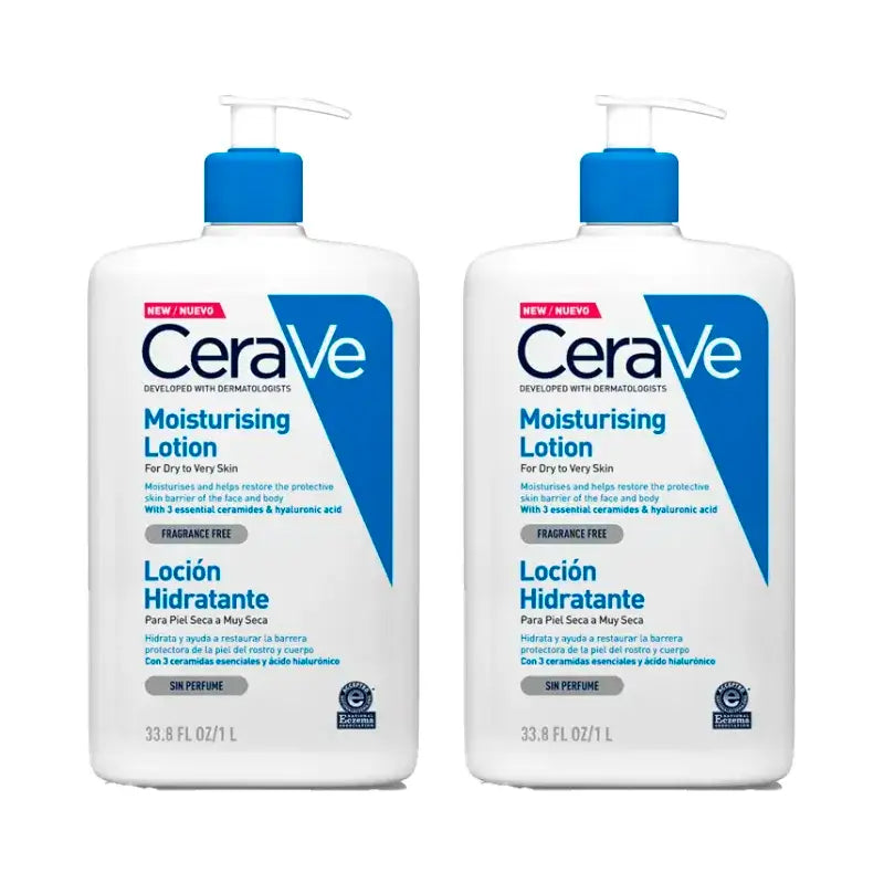 Cerave Duplo Moisturising Lotion, 2X1L