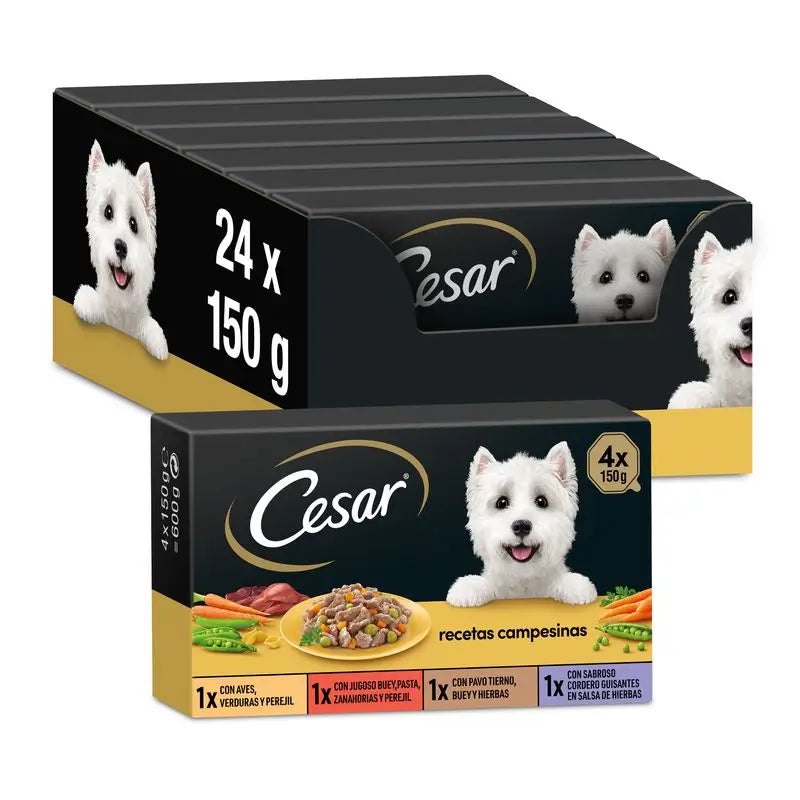 Cesar Multipack Receta Campesina 6X4X150Gr