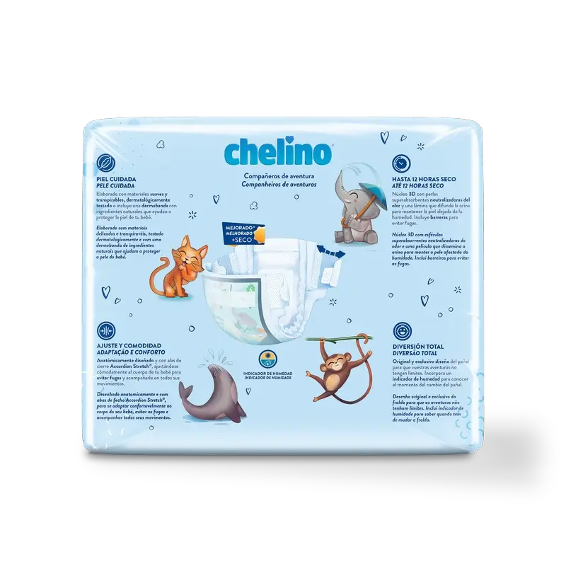 Chelino Nappy Size 6 (17-28 Kg) , 27 units