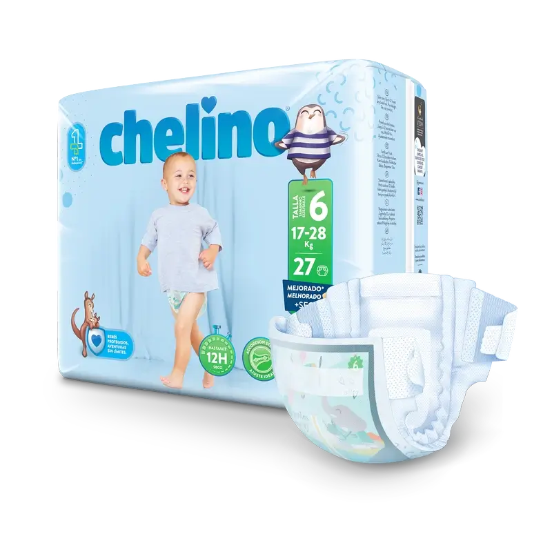 Chelino Nappy Size 6 (17-28 Kg) , 27 units