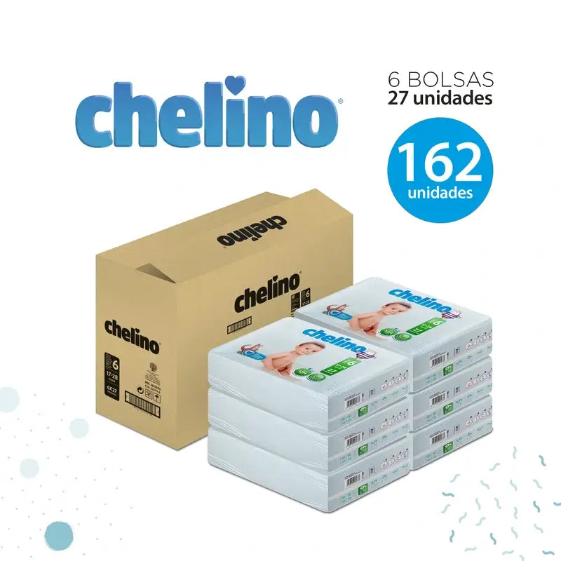 Chelino Nappy Size 6 (17-28 Kg) , 27 units