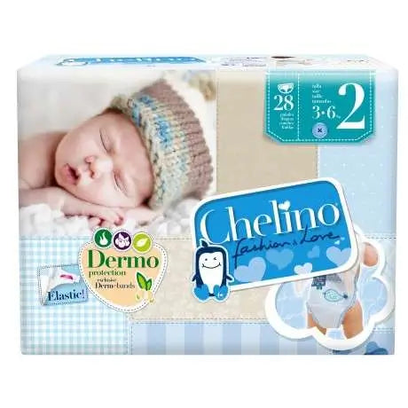 Chelino Love Pañal Talla 2 ( 3 a 6 Kilos) 28 unidades