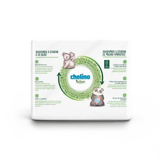 Chelino Nature Nappy Size 5 (13-18 Kg) , 30 units