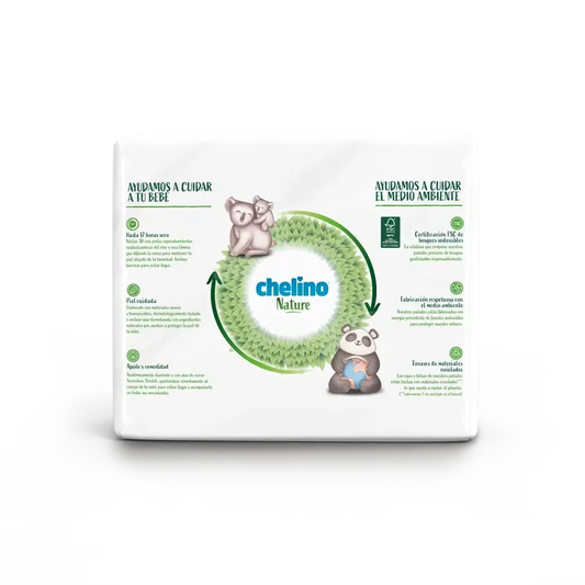 Chelino Nature Nappy Size 6 (17-28 Kg) , 27 units