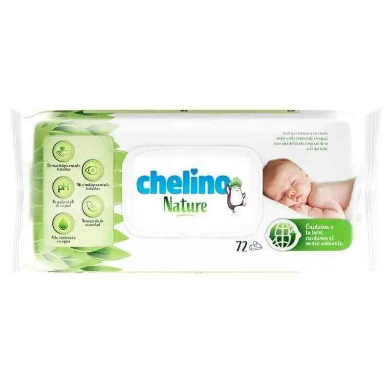 Chelino Nature  Pañal Toallitas Infantiles , 72 unidades